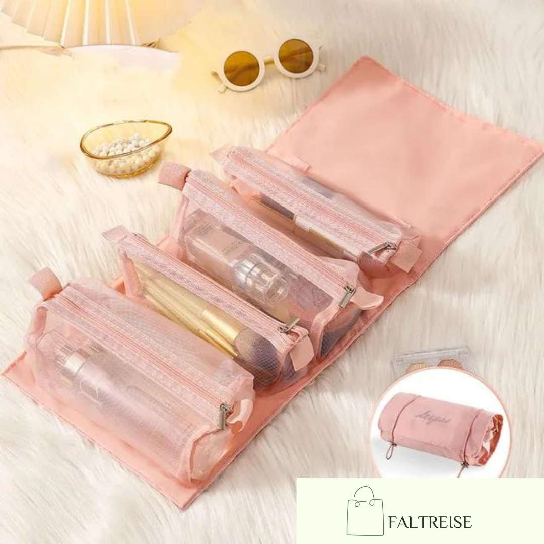 Wasserdichter 4-in-1 Make-up-Organizer aus Nylon